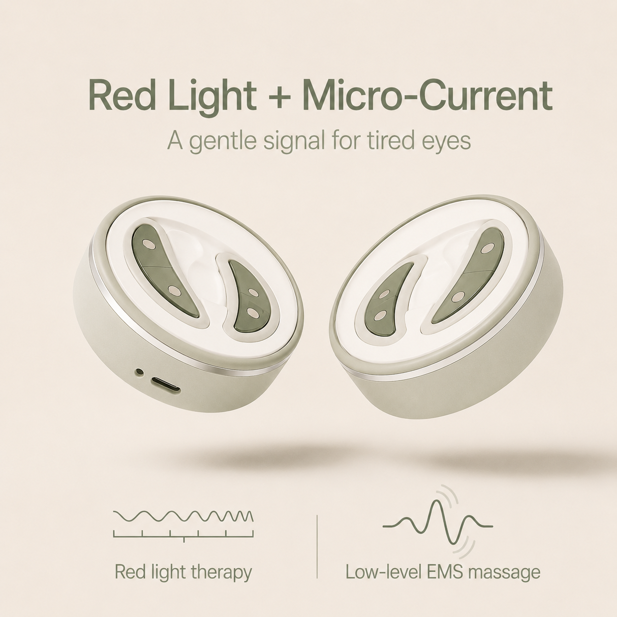 Sorra™ Rechargeable Red Light Eye Patches