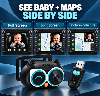 Sorra™ CarPlay Baby Camera
