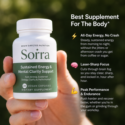 Sorra™ Sustained Energy & Mental Clarity Support